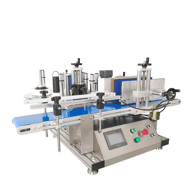 Automatic labeling machine for round bottle