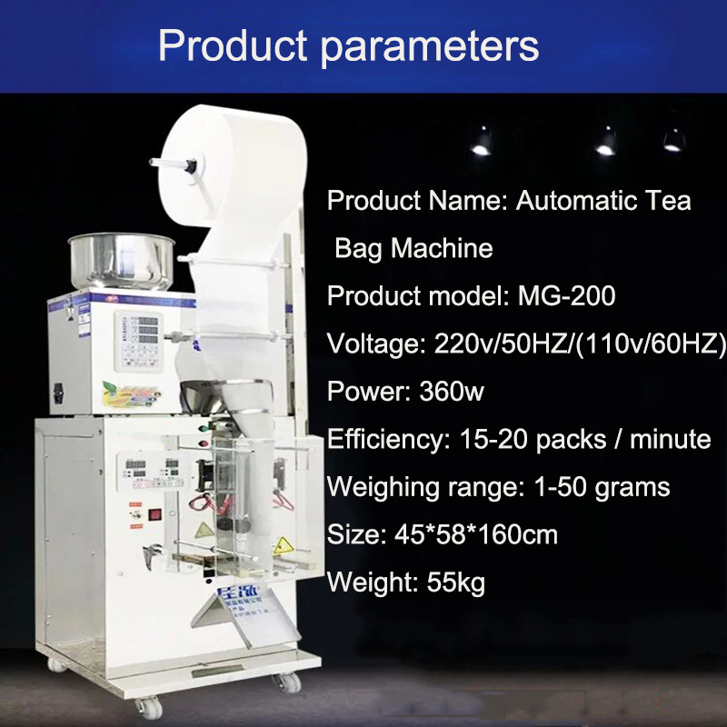 Automatic tea bag packing machine