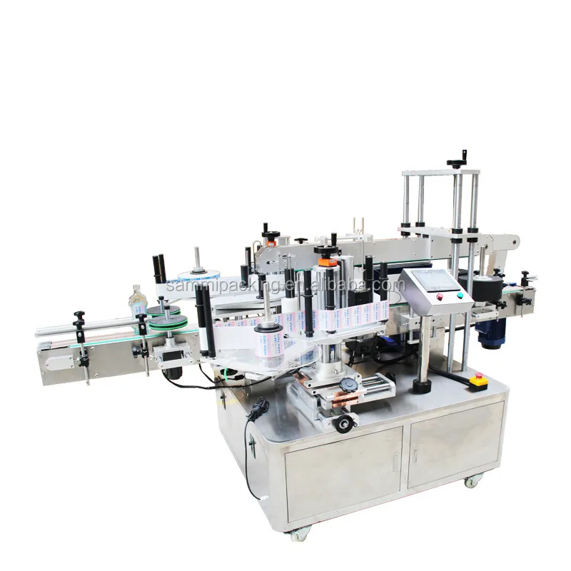 Automatic Double Side Flat surface bottle labeling machine